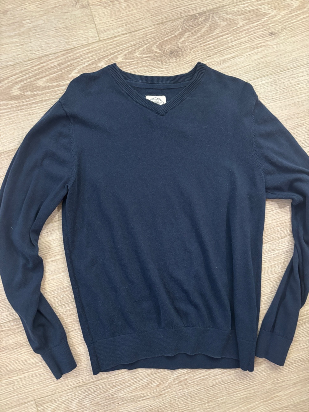 St. John's Bay Men's Navy V-Neck Sweater